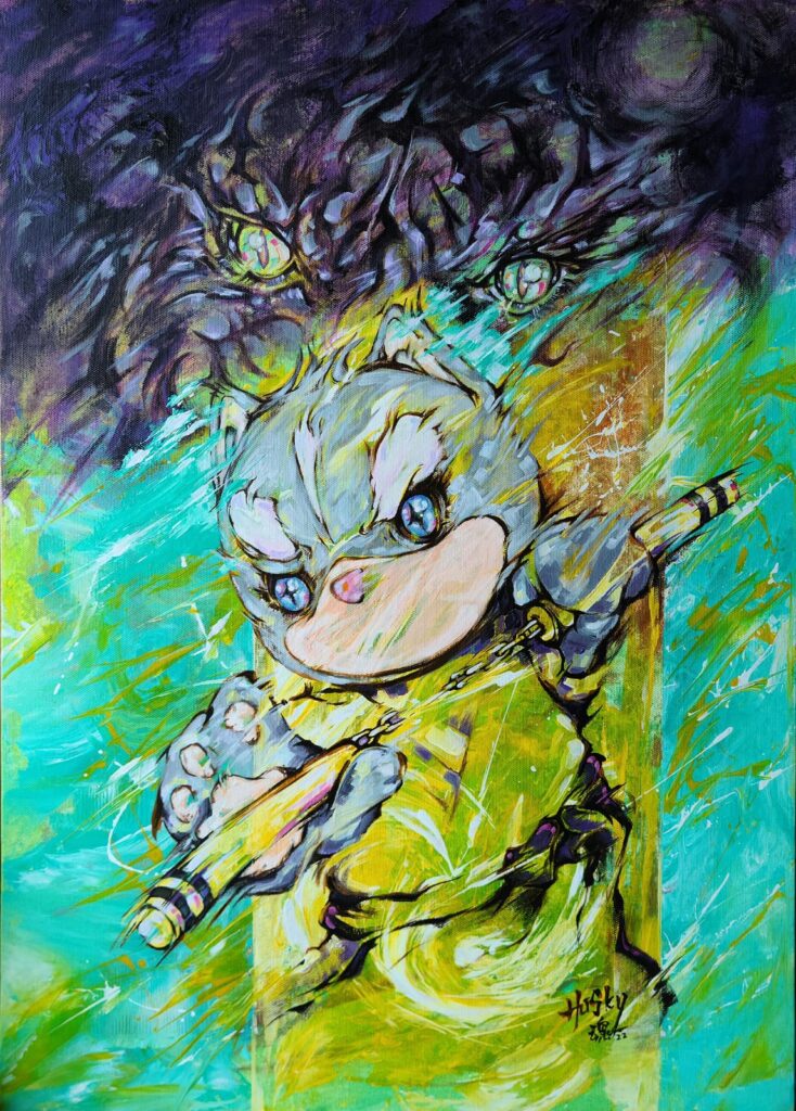 當你曾是潮流玩具界的代表人物,創作橫跨展覽、服飾、咖啡店與角色IP,甚至在短短兩週內賣出近20萬件聯名商品,這段旅程已證明了你的影響力與創造力。而當熱潮漸漸退去,真正的創作者選擇的從來不是追逐,而是回歸。魂教練,他曾以「Husky x 3」為人熟知,如今則將藝術、武術、醫術三者融合,走出一條別具風格的正能量之路。