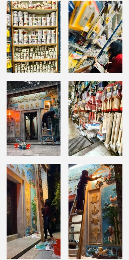 藝術能否改變世界？不能。但它能改變一個人對世界的看法。藝術家黃佩珊小姐相信，當畫筆落在一面牆上，不只是顏色的堆疊，更是人與土地之間重新建立連結的開始。亦園村的故事，因她的一筆一畫，被記下。